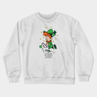 St. Patrick's Day, Leprechaun Crewneck Sweatshirt